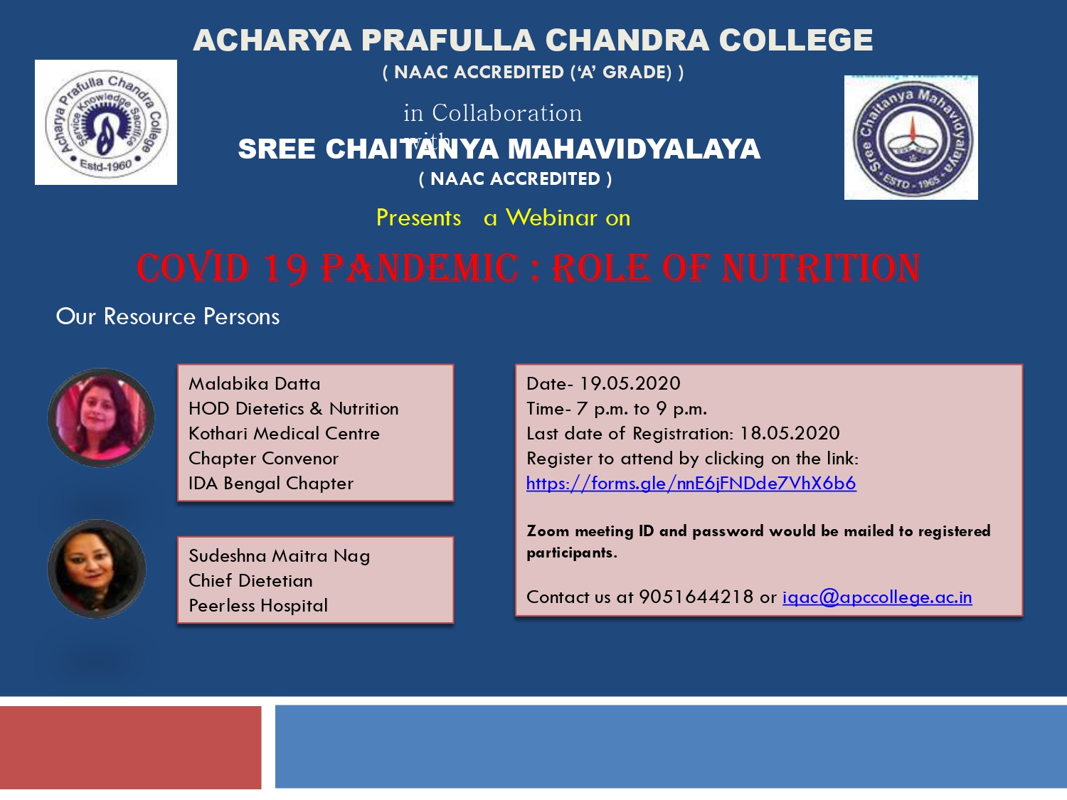 Webinar on Covid-19 Pandemic: Role of Nutrition, Organized By Food and Nutrition, 19-05-2020